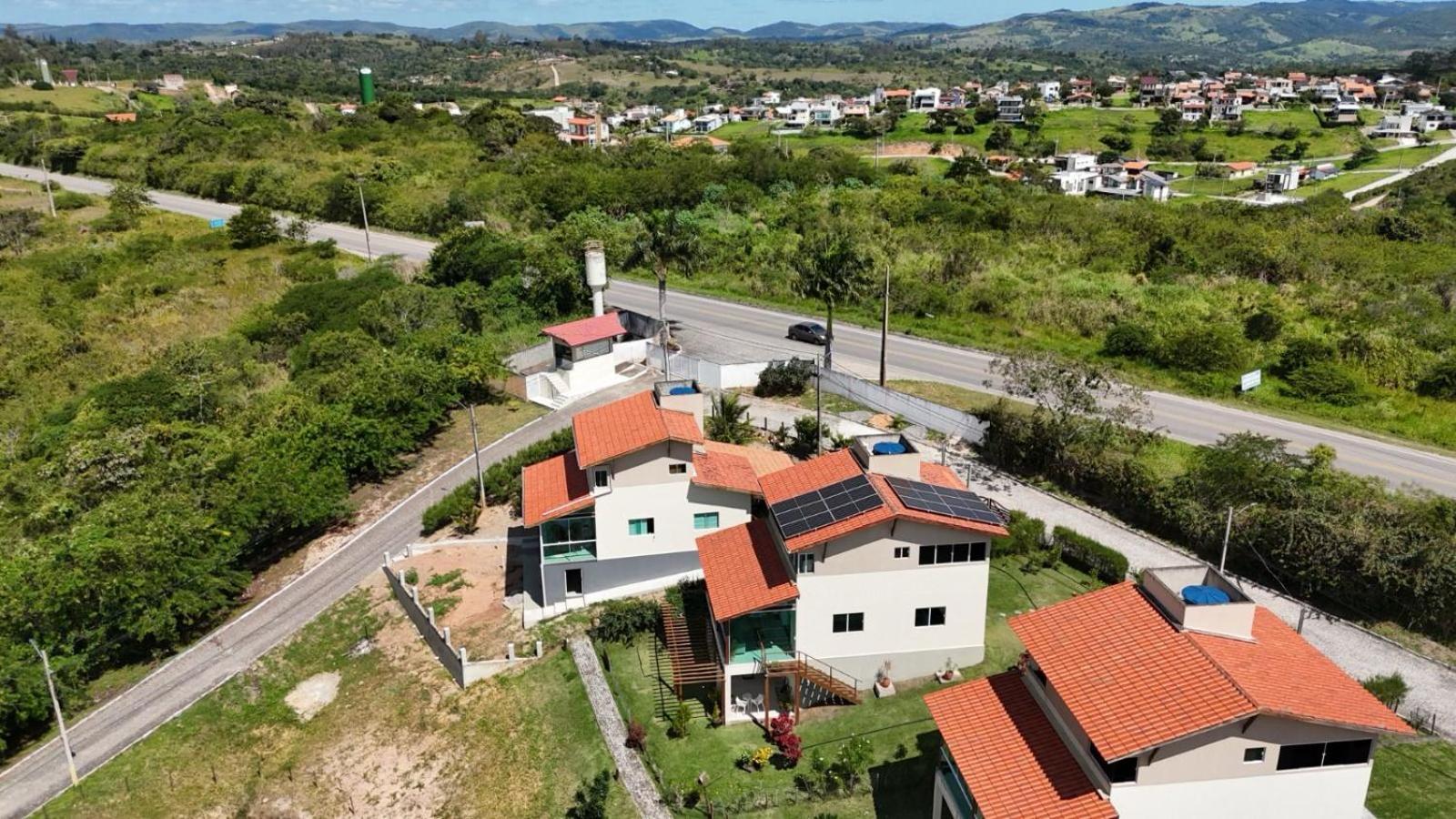 Casa Totalmente Equipada Ampla E Confortavel Em Condominio - Cha Grande-Pe Kültér fotó