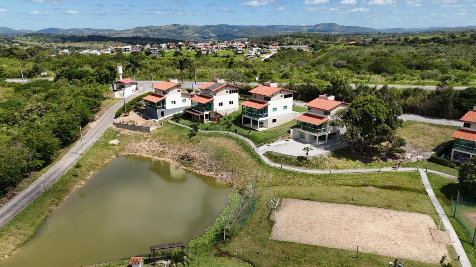 Casa Totalmente Equipada Ampla E Confortavel Em Condominio - Cha Grande-Pe Kültér fotó