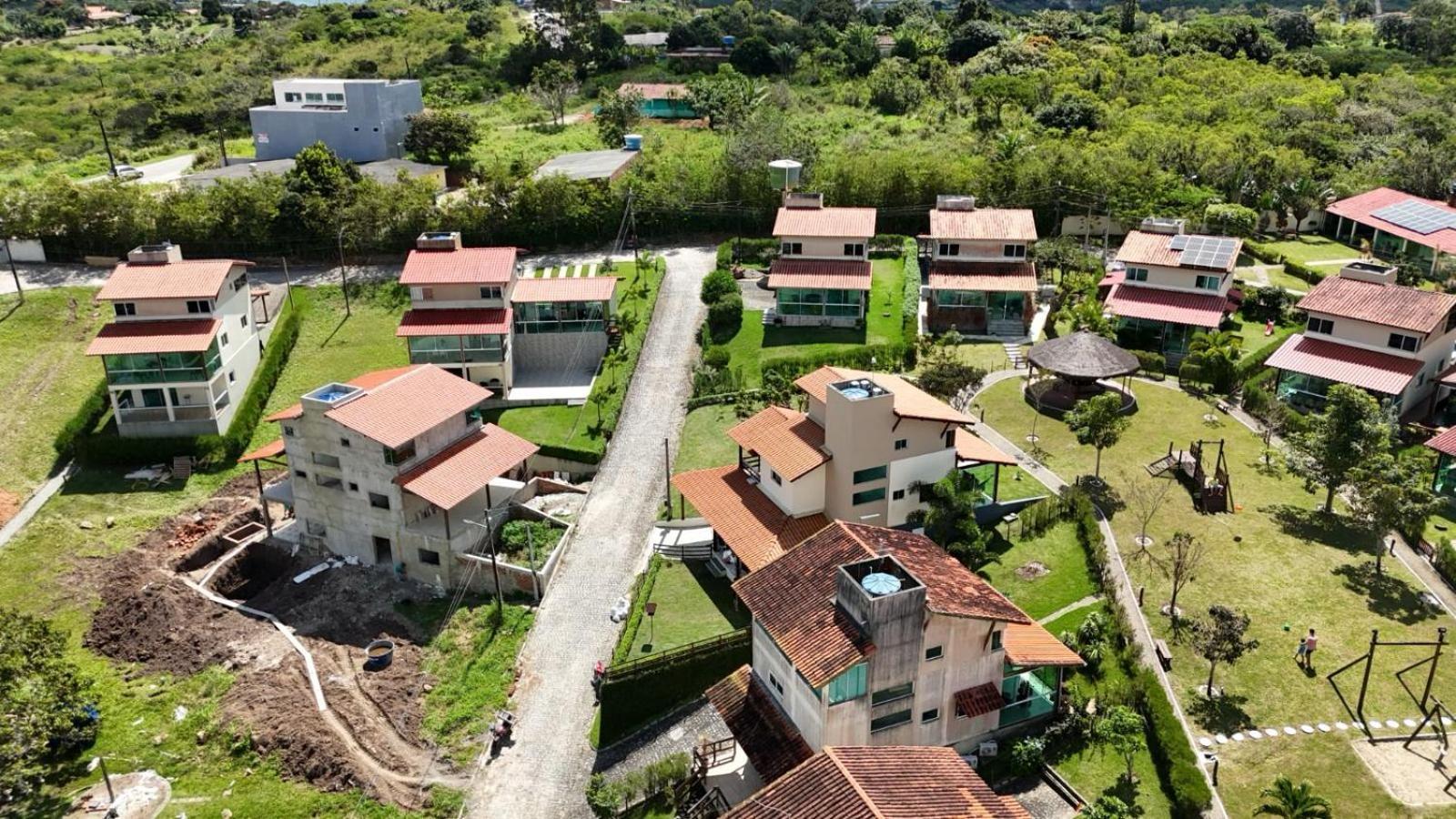 Casa Totalmente Equipada Ampla E Confortavel Em Condominio - Cha Grande-Pe Kültér fotó